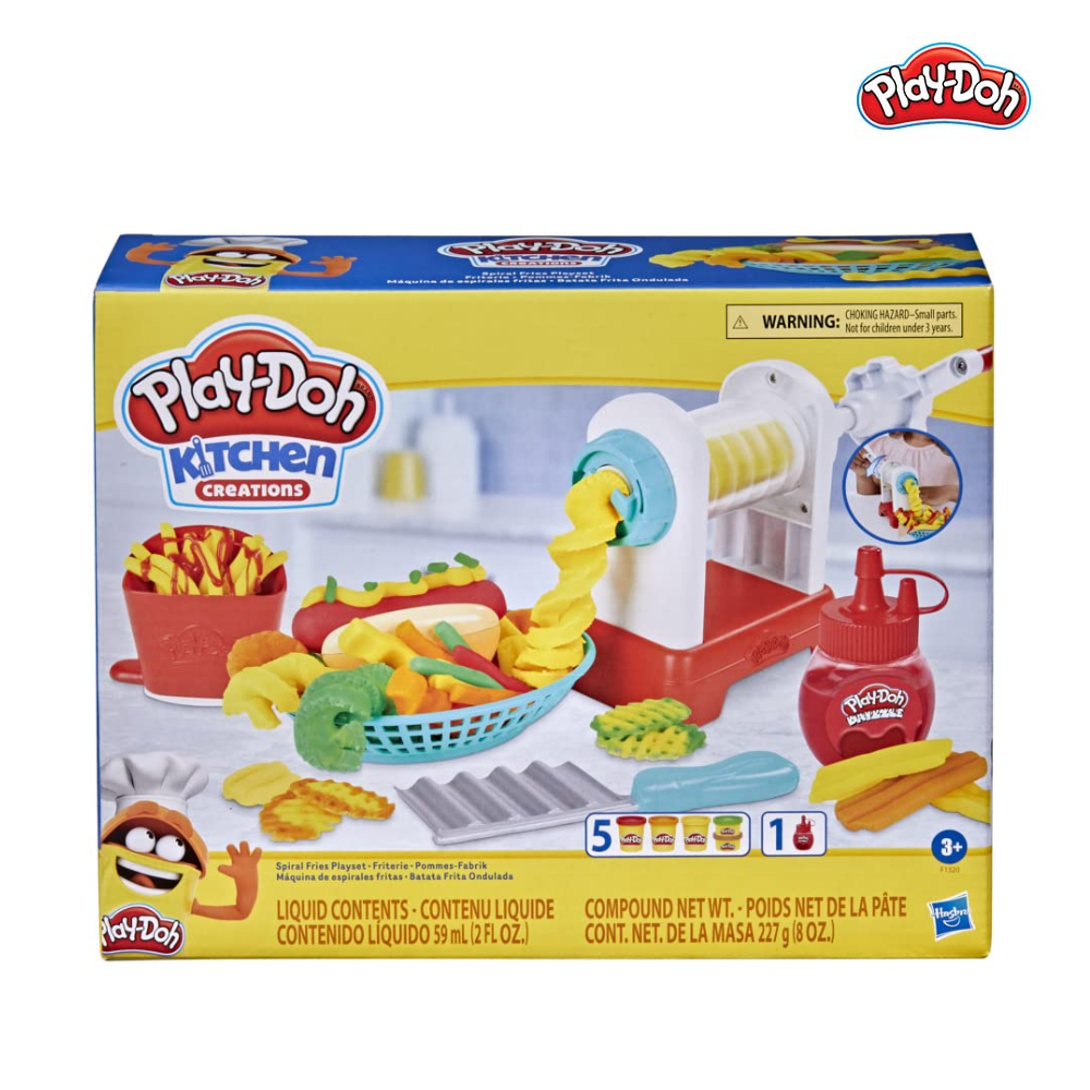 Bộ đồ chơi đất nặn máy làm khoai tây lốc xoáy Play-Doh