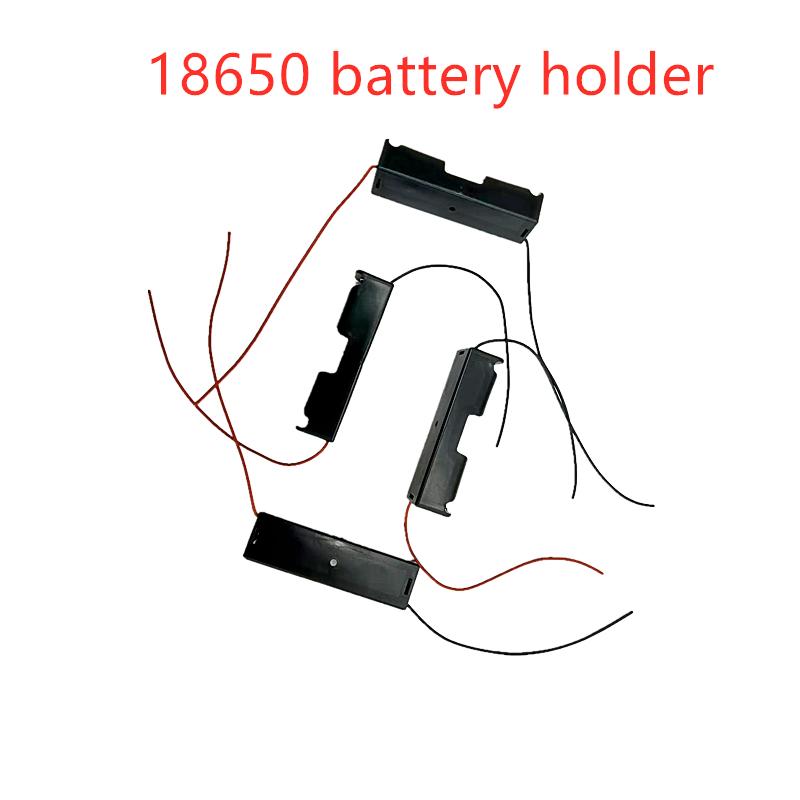 50 CHIẾC 1*Hộp Pin 18650 Giá đỡ 18650 Dòng Pin 18650 Có Dây Dẫn Dòng 3.7V Kết Nối Song Song Tự Làm Màu Sắc: 1x18650 50 CHIẾC