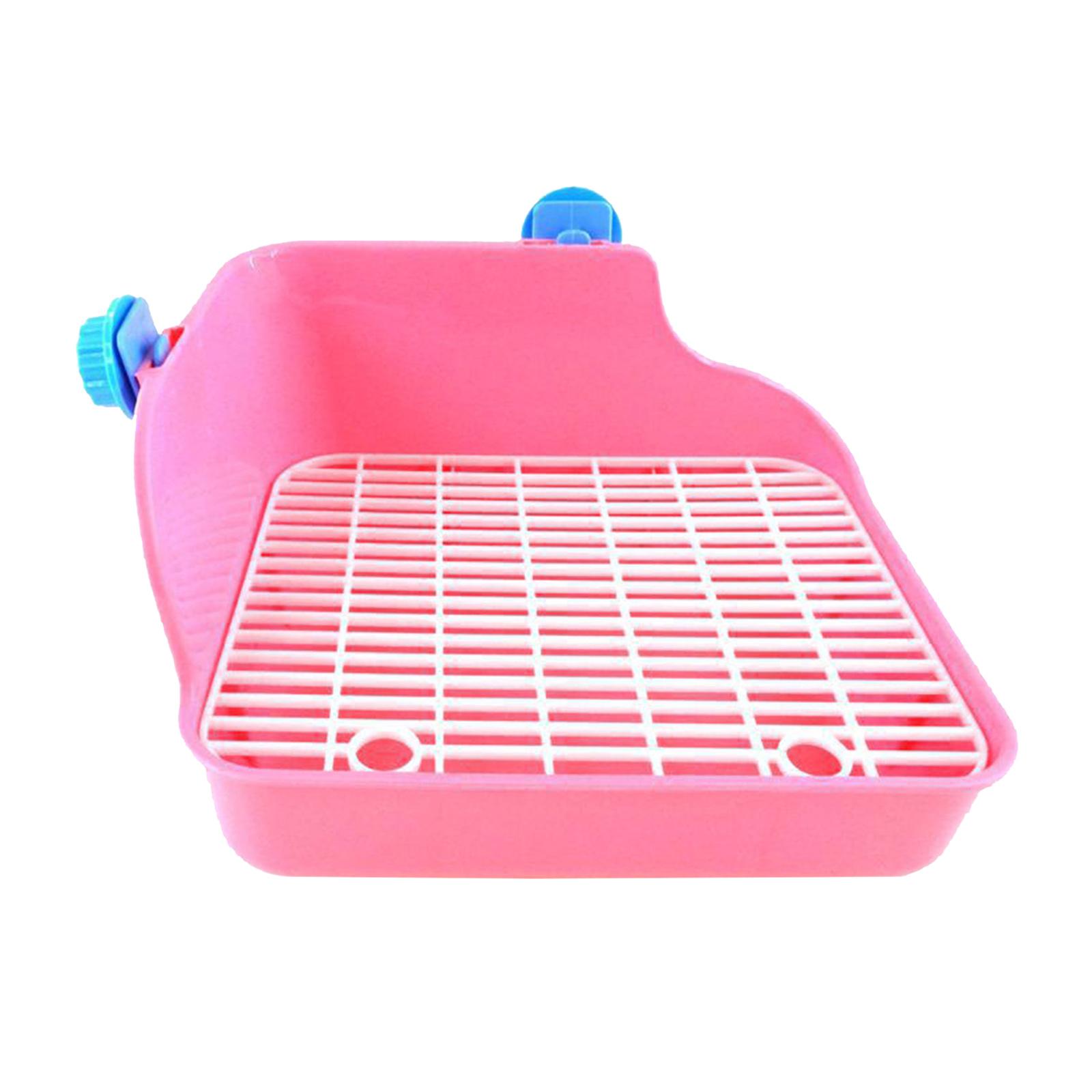 Rabbit Toilet Box Tray Pets Hamster Indoor Potty Trainer Guinea Pig