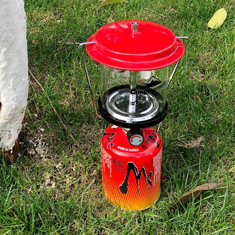 Đèn gas 2 bấc dã ngoại Campingmoon T-8