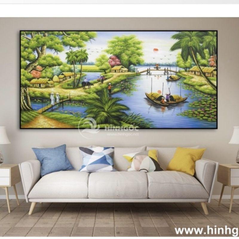 Tranh canvas phong cảnh cỡ đại