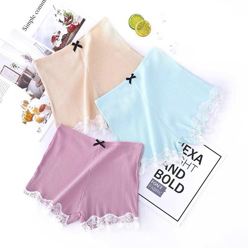 COMBO 5 QUẦN VÁY COTTON TĂM CHÂN REN 044