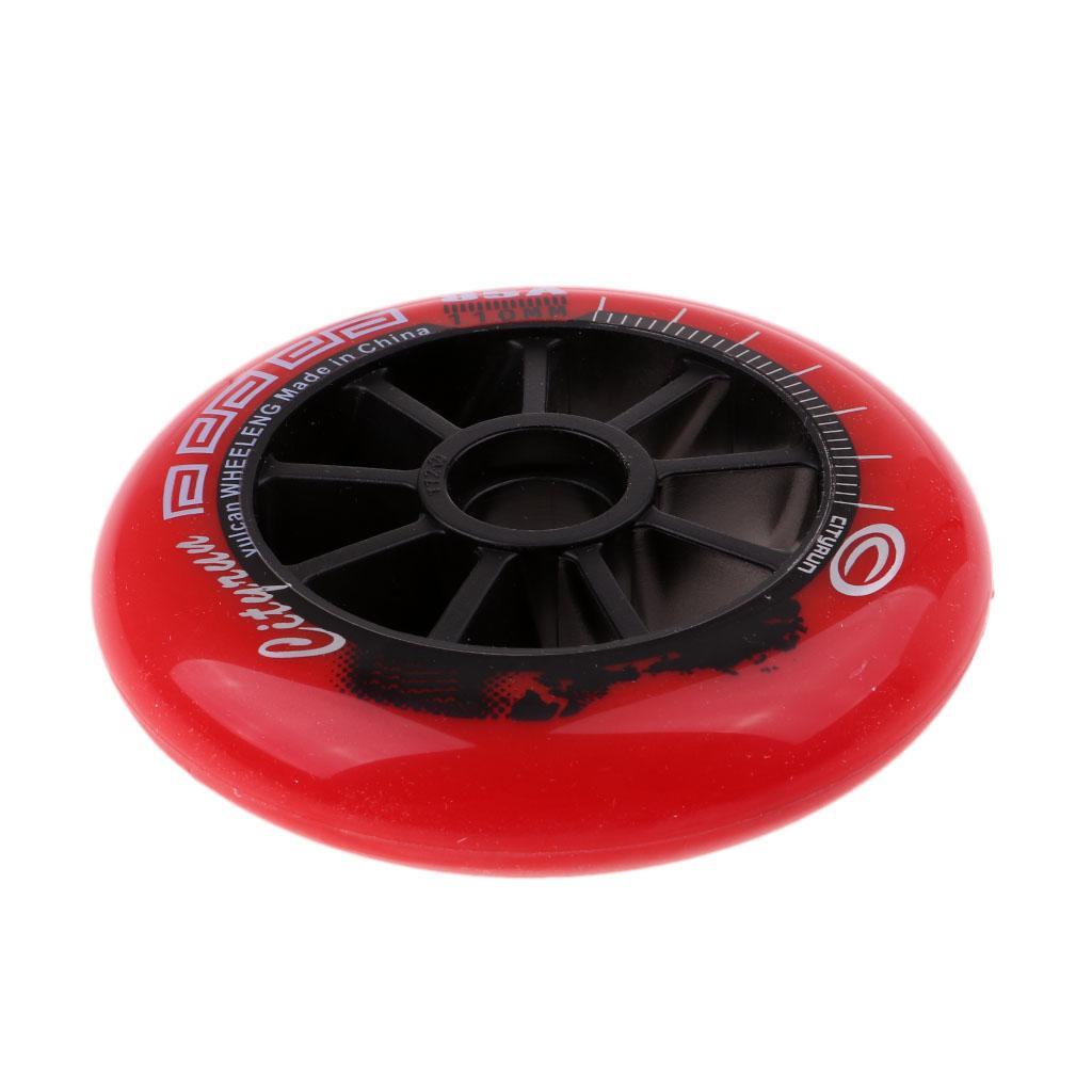 6x Inline Skate Wheels Fashion Skating Accessory Skating Wheels 3 Colors Fashion And Simple Design