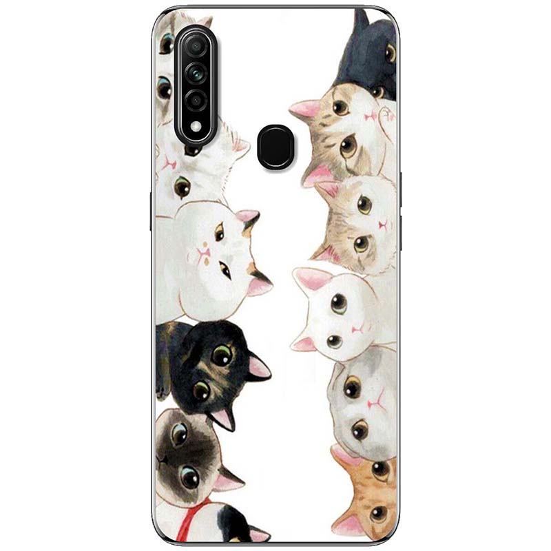 Ốp lưng dành cho Oppo A31  mẫu Các con mèo