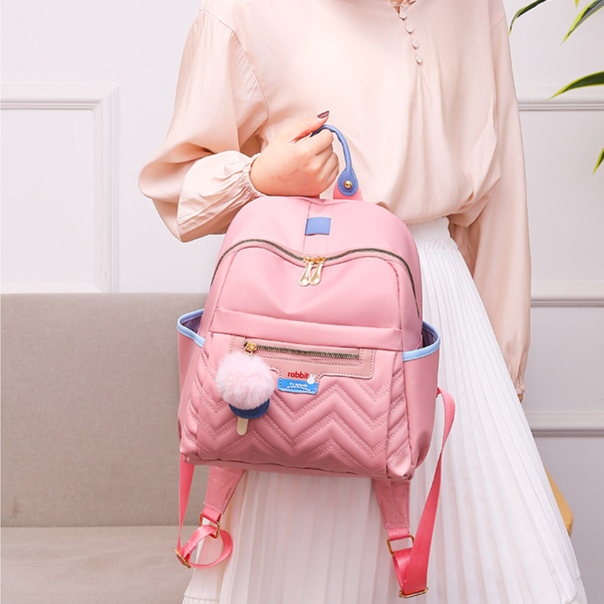 Balo nữ thời trang B1008 NASI vải dù chống thấm ba lô nữ mẫu đẹp dễ thương phong cách hàn quốc