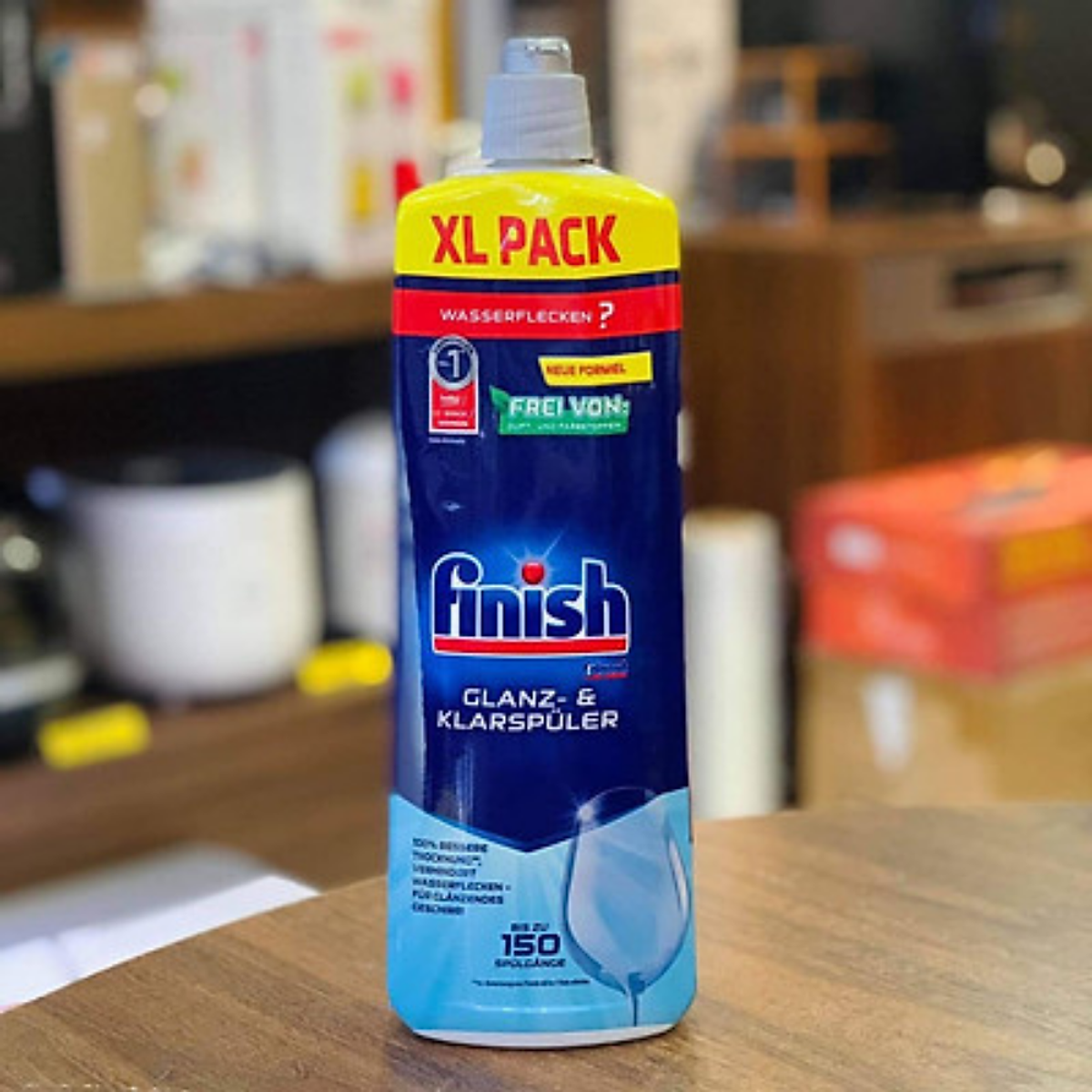 Nước làm bóng Finish 800ml hương chanh dành cho máy rửa bát