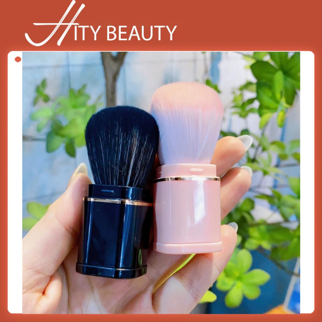 Cọ YASHENA đánh phấn phủ, phấn má hồng có hộp kèm nắp dành cho makeup nhỏ gọn tiện dụng - Hity Beauty