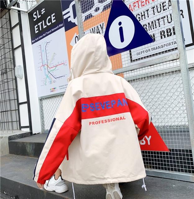 ÁO KHOÁC GIÓ NỮ FORM RỘNG CÁ TÍNH