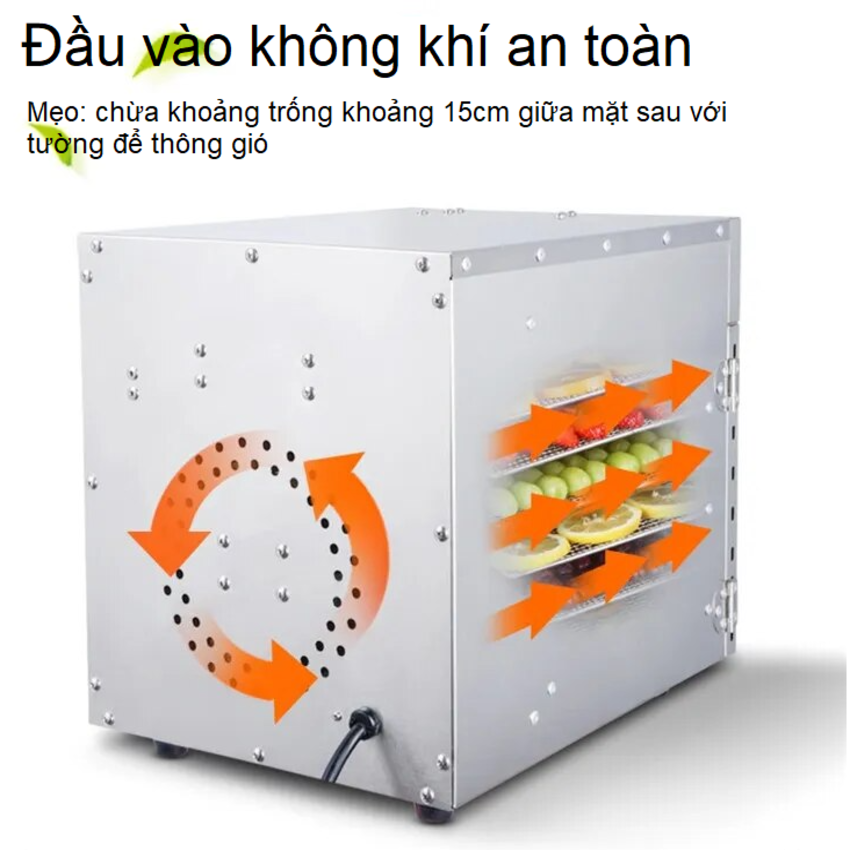 Máy sấy thực phẩm tích hợp đèn UV diệt khuẩn, thương hiệu Mỹ Septree cao cấp ST-04 - HÀNG CHÍNH HÃNG