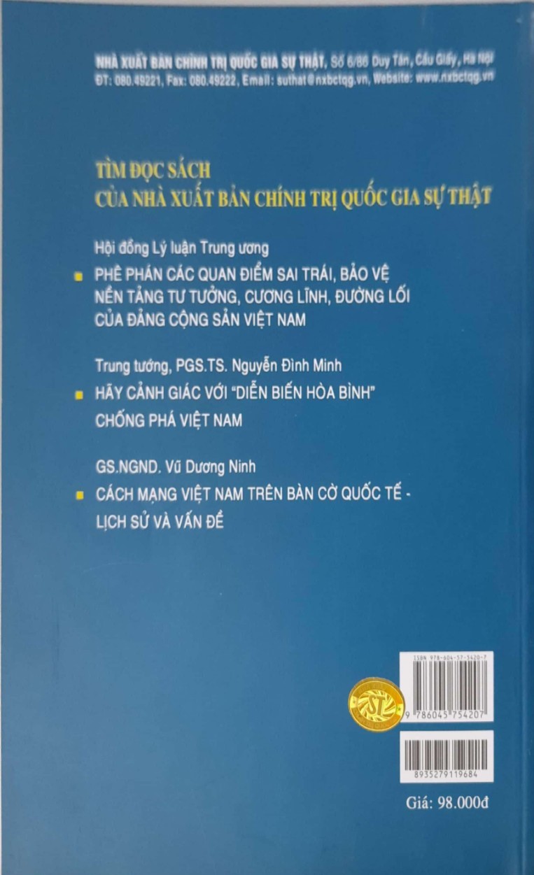 Phòng, Chống &quot;Diễn Biến Hòa Bình&quot; Ở Việt Nam - Mệnh Lệnh Của Cuộc Sống