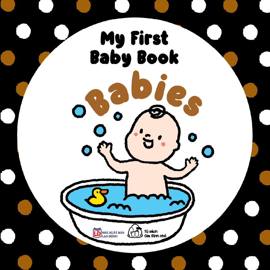 Sách Vải My First Baby Book ( 4 cuốn) - Tặng Decal kích thích thị giác 1 set