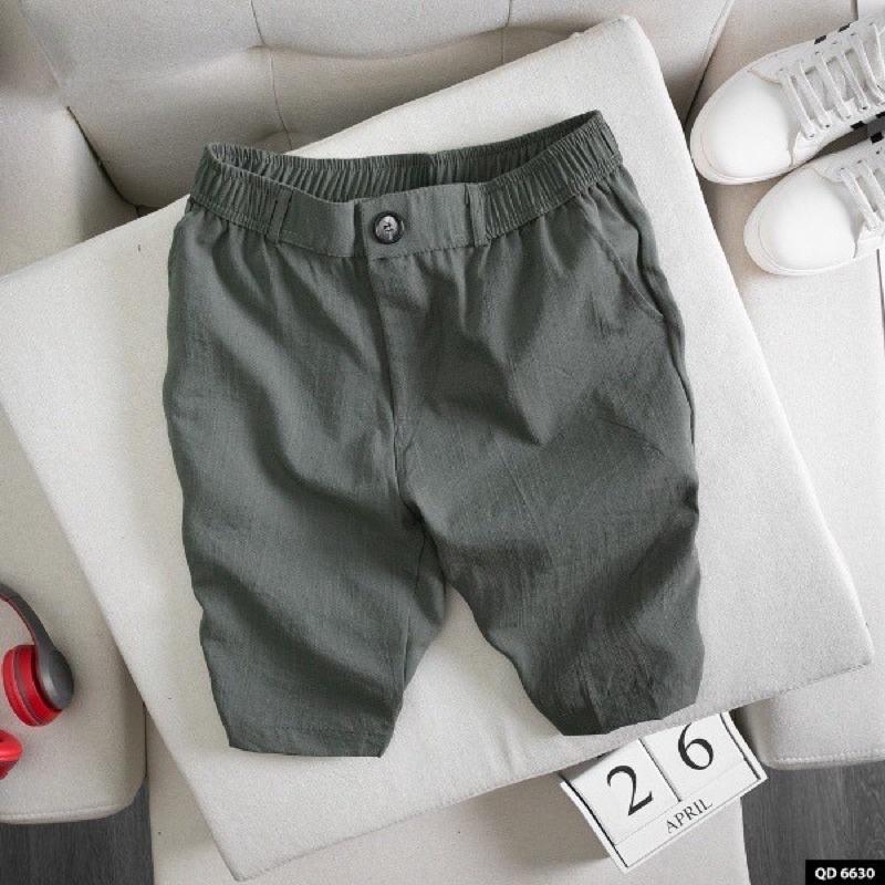 Quần short ngố nam vải đủi mềm mịn giản cao cấp HT28