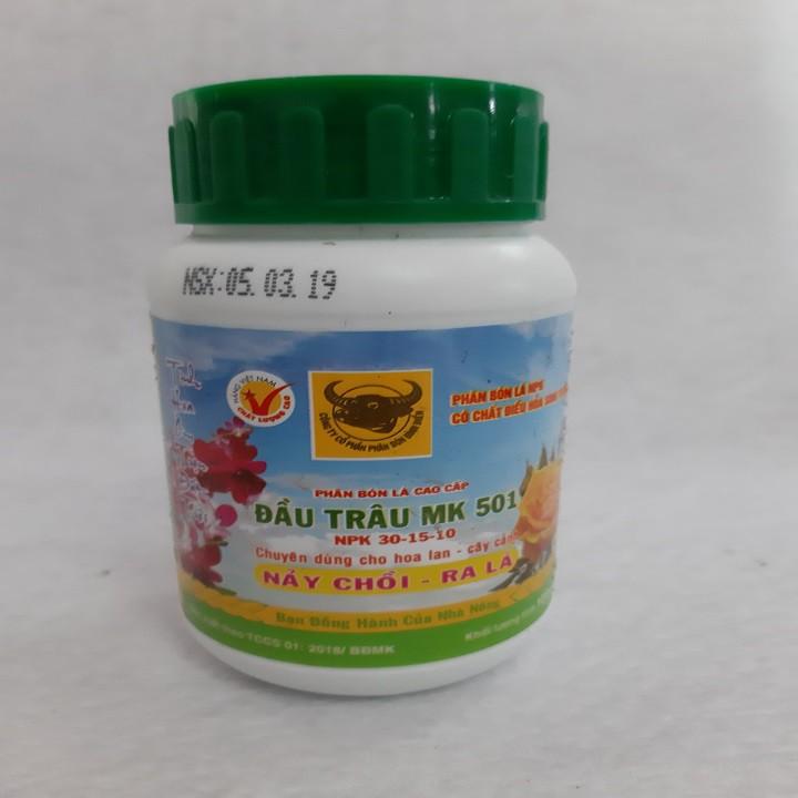 Phân bón Đầu trâu 501 thúc đẩy nảy mầm, ra lá 100g