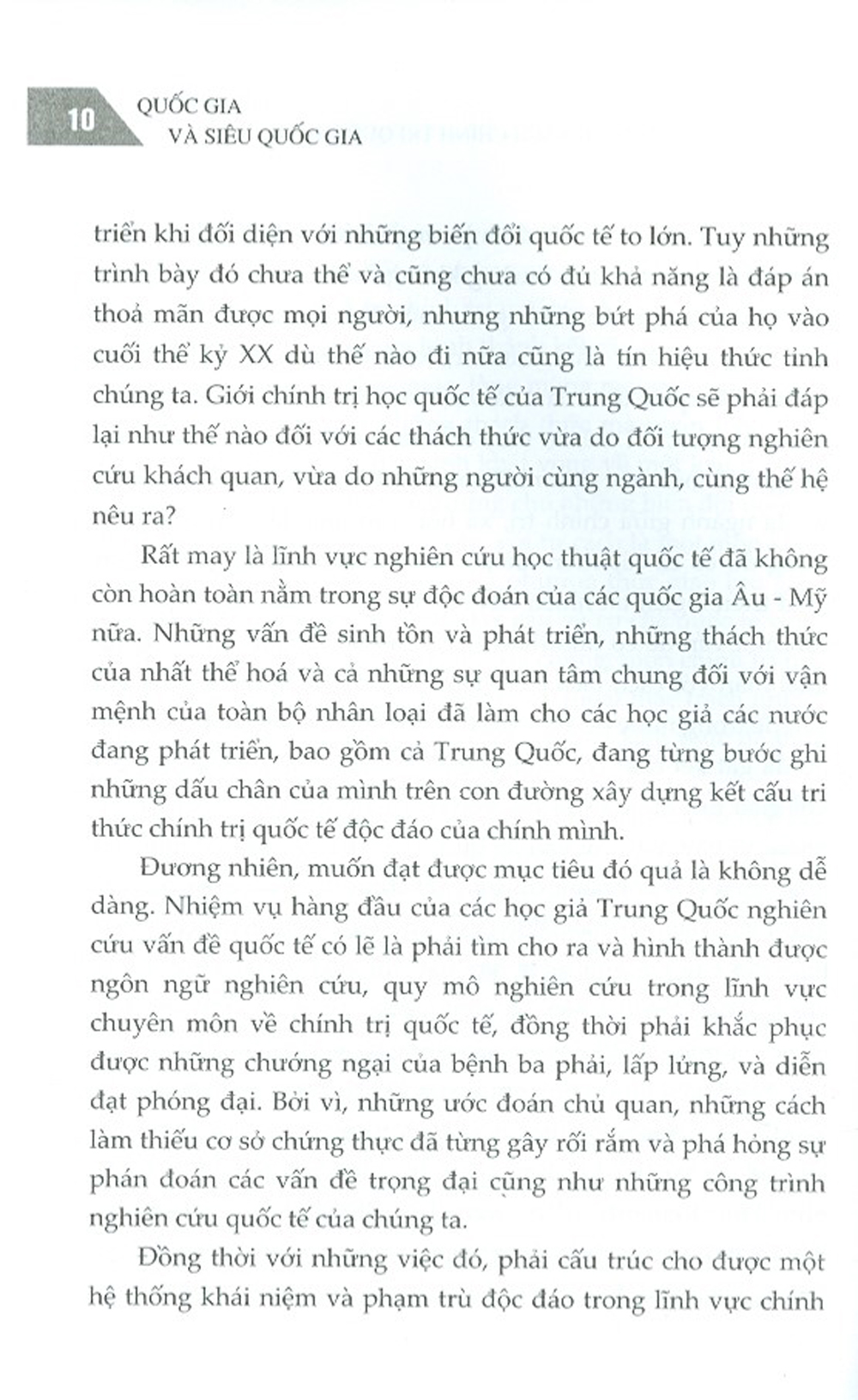 Quốc Gia Và Siêu Quốc Gia