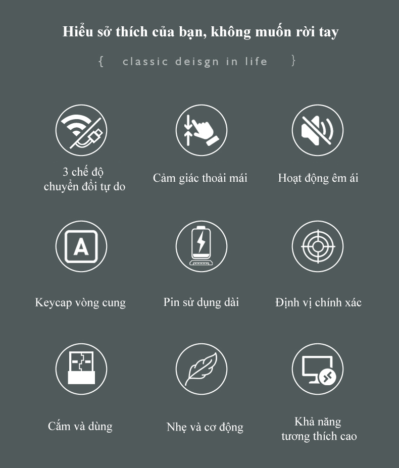 Bàn phím không dây Newmen BT713 - Hàng Chính Hãng