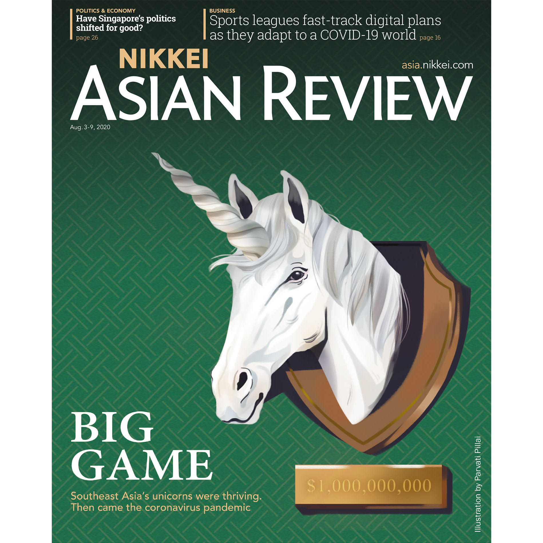 Nikkei Asian Review: Big Game - 31.20, tạp chí kinh tế nước ngoài, nhập khẩu từ Singapore