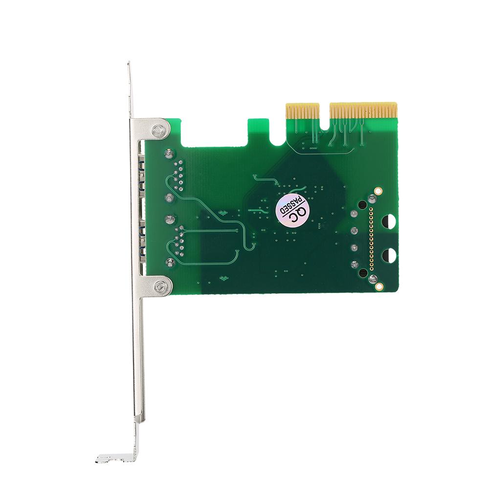 Bộ điều khiển Hub USB 3.1 Siêu tốc 10 Gbps với Big 4Pin PCI-E đến 2 cổng USB 3.1 Loại A