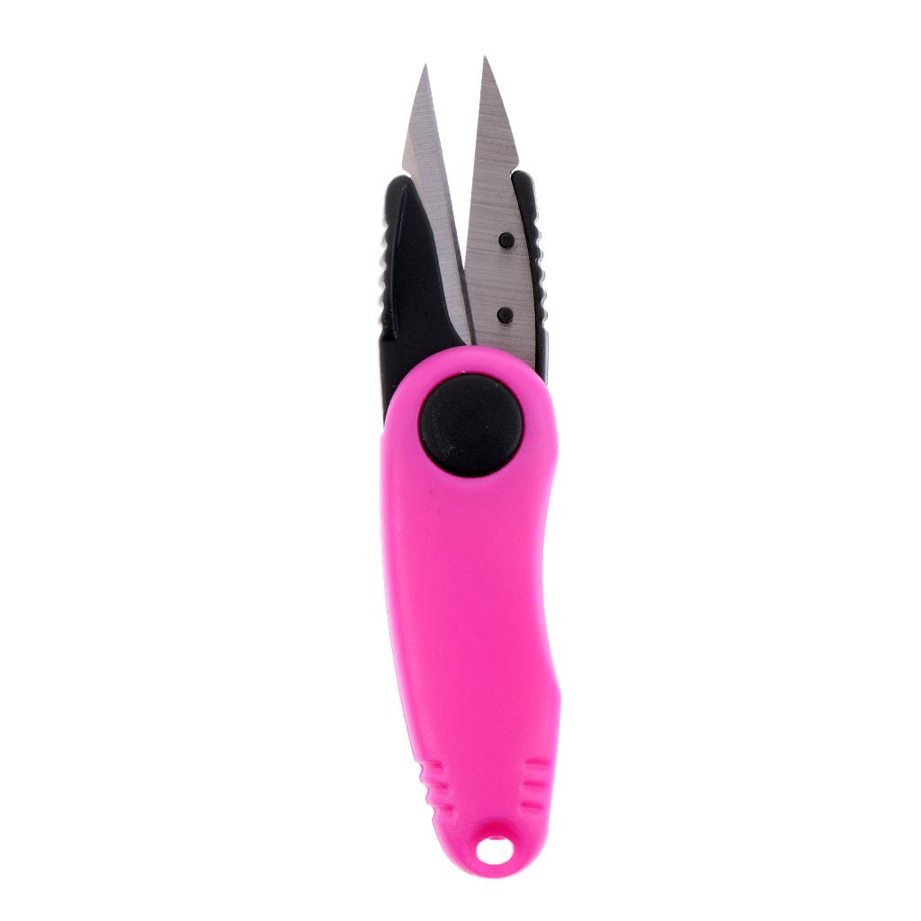 Folding Fishing Scissors Stainless Steel Line Braid String Cutter Snips
