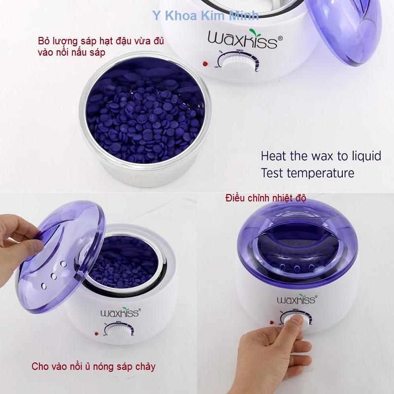 Nồi nấu sáp wax lông Pro Wax ,Nồi đun chảy sáp giúp việc wax tẩy lông trở nên dễ dàng