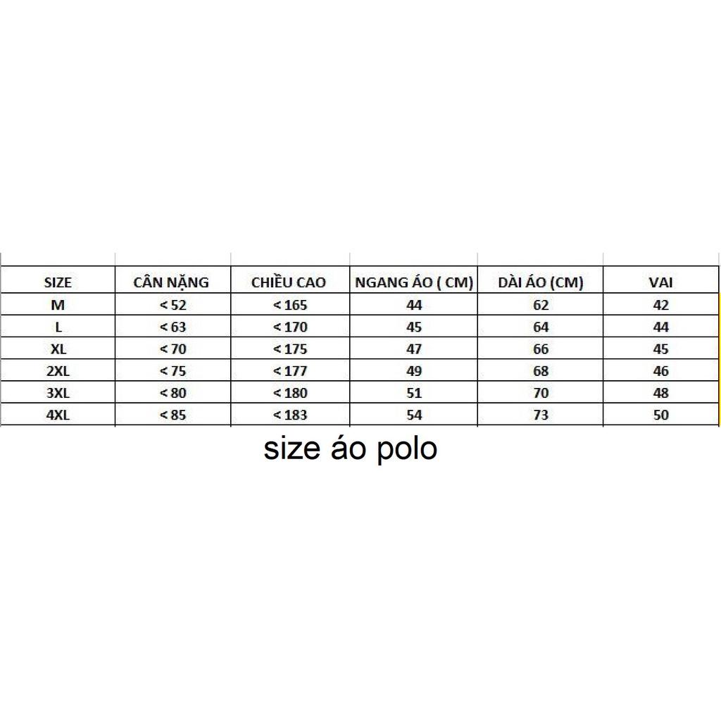 Áo Polo Nam Nữ PL204, Áo Thun Có Cổ Đủ Size Từ M Đến 4XL, vải polo chất lượng, giá tốt - Thời Trang Waoo