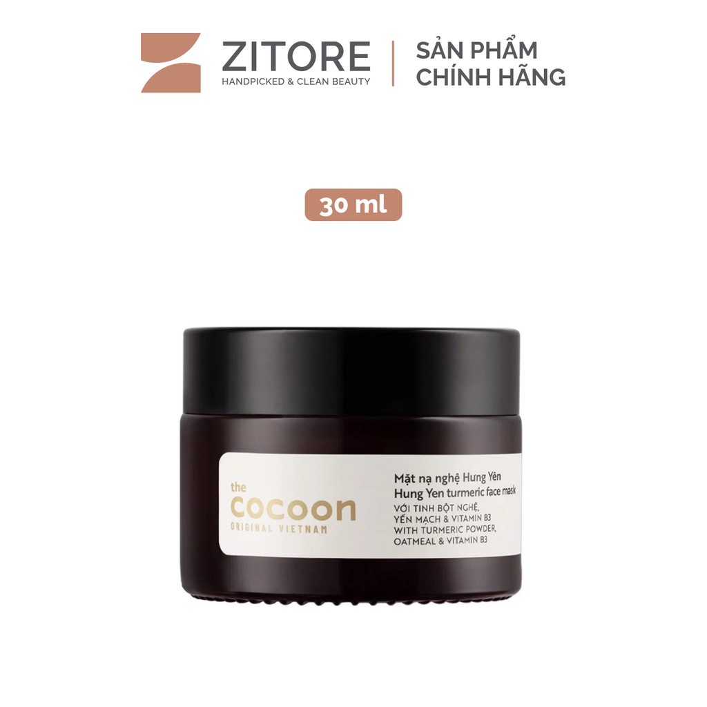 Mặt Nạ Nghệ Hưng Yên COCOON Giúp Da Rạng Rỡ Mịn Màng 30ml - Sản Phẩm Chính Hãng Tại Zitore