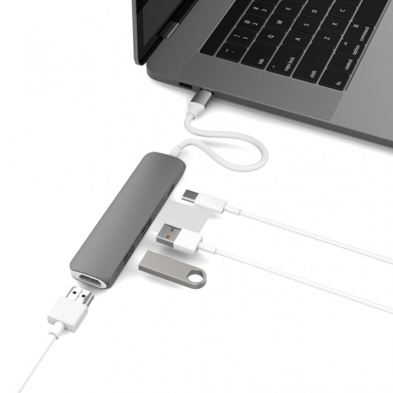 Hyperdrive USB Type-C Hub With 4K HDMI Support (For 2016 Macbook Pro &amp; 12″ Macbook)- CHÍNH HÃNG