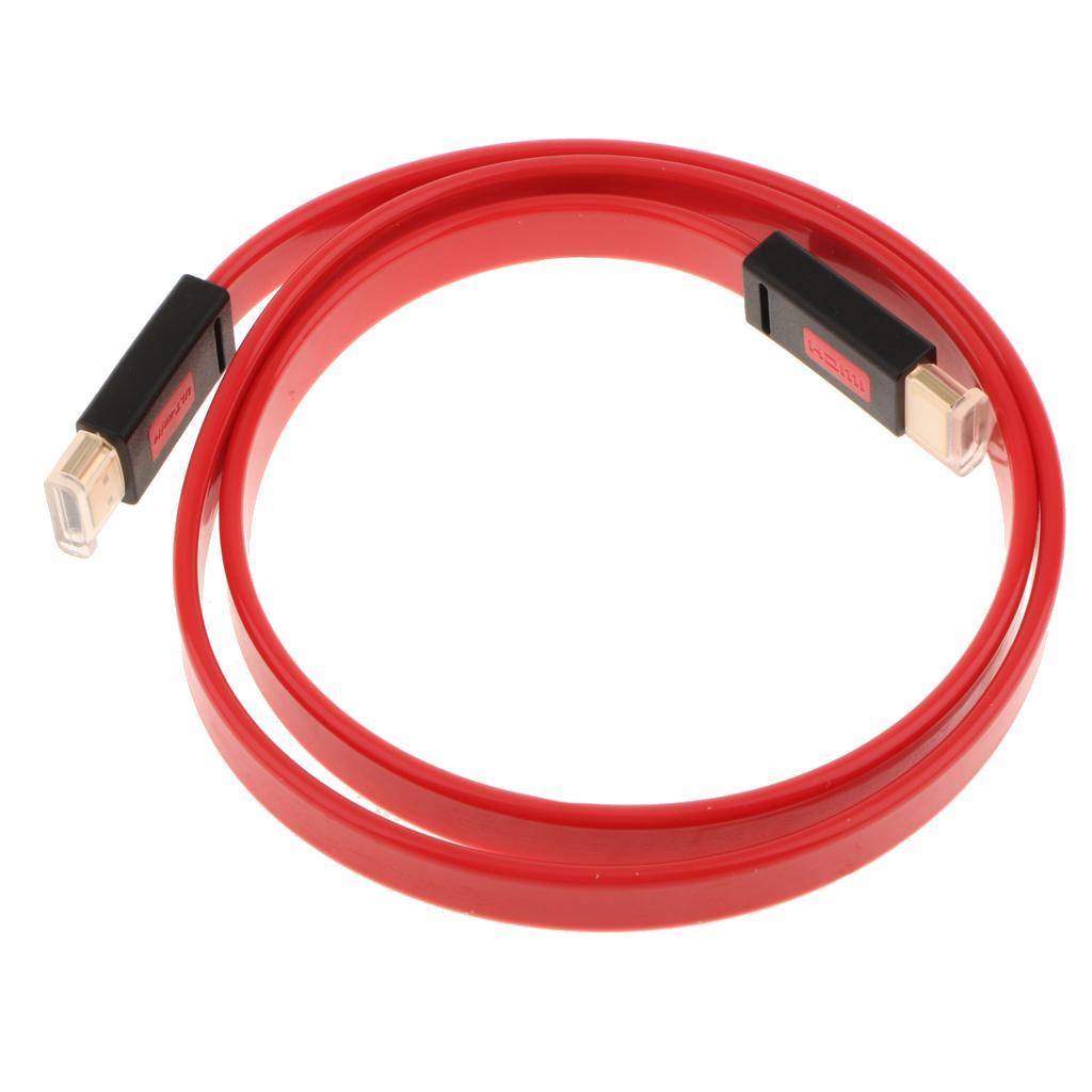 High Speed Male to Male Cable for 1080P HDTV PS3 3D V1.4 Red