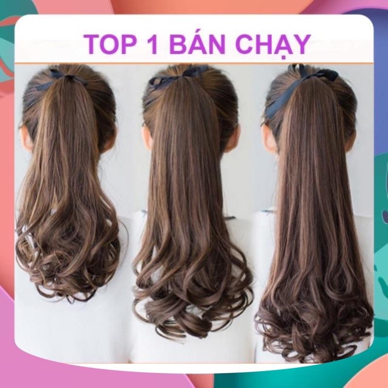️TÓC GIẢ BUỘC/ TÓC GIẢ CỘT XOĂN ĐỦ ĐỘ DÀI