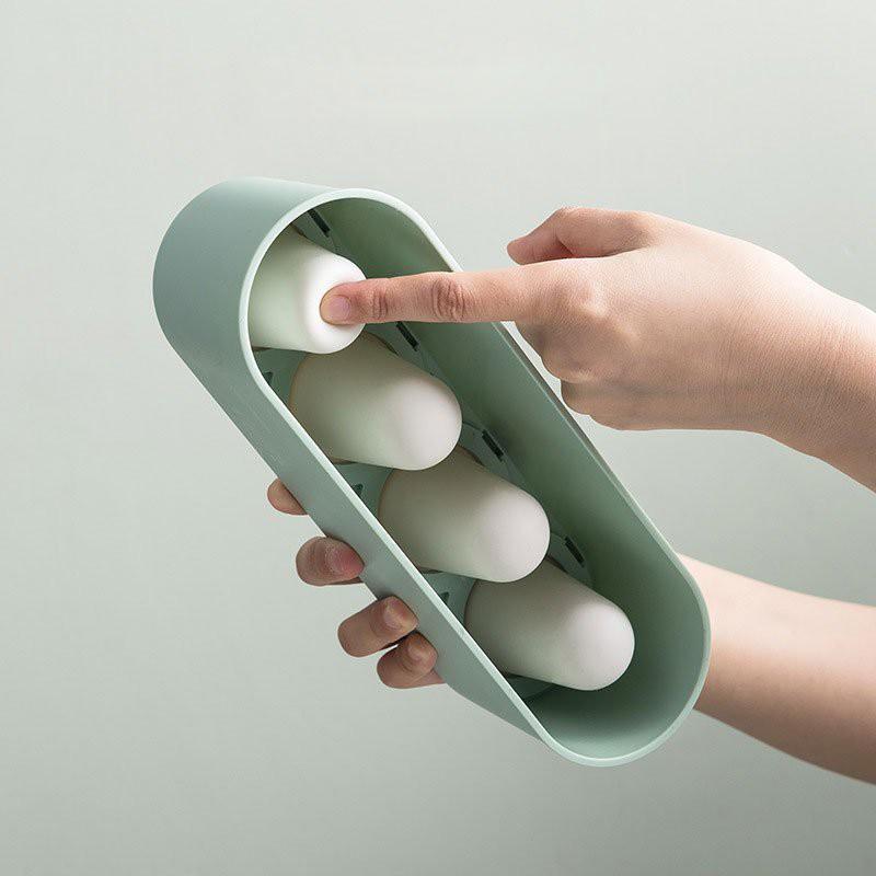 Khay làm kem que 4 que khuôn làm kem tự làm kem tại nhà tiện lợi