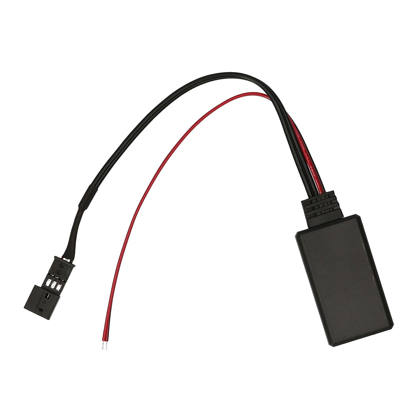 CD Changer Rear 3Pin AUX Port BT Module Aux-in Cable Adapter Replacement for BMW E39 E46 E53 X5