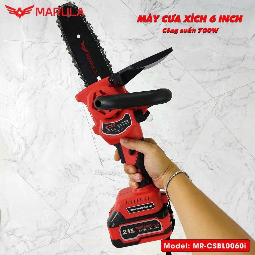 MÁY CƯA XÍCH PIN 6INCH MR-CSBL0060I - MARULA - HÀNG CHÍNH HÃNG