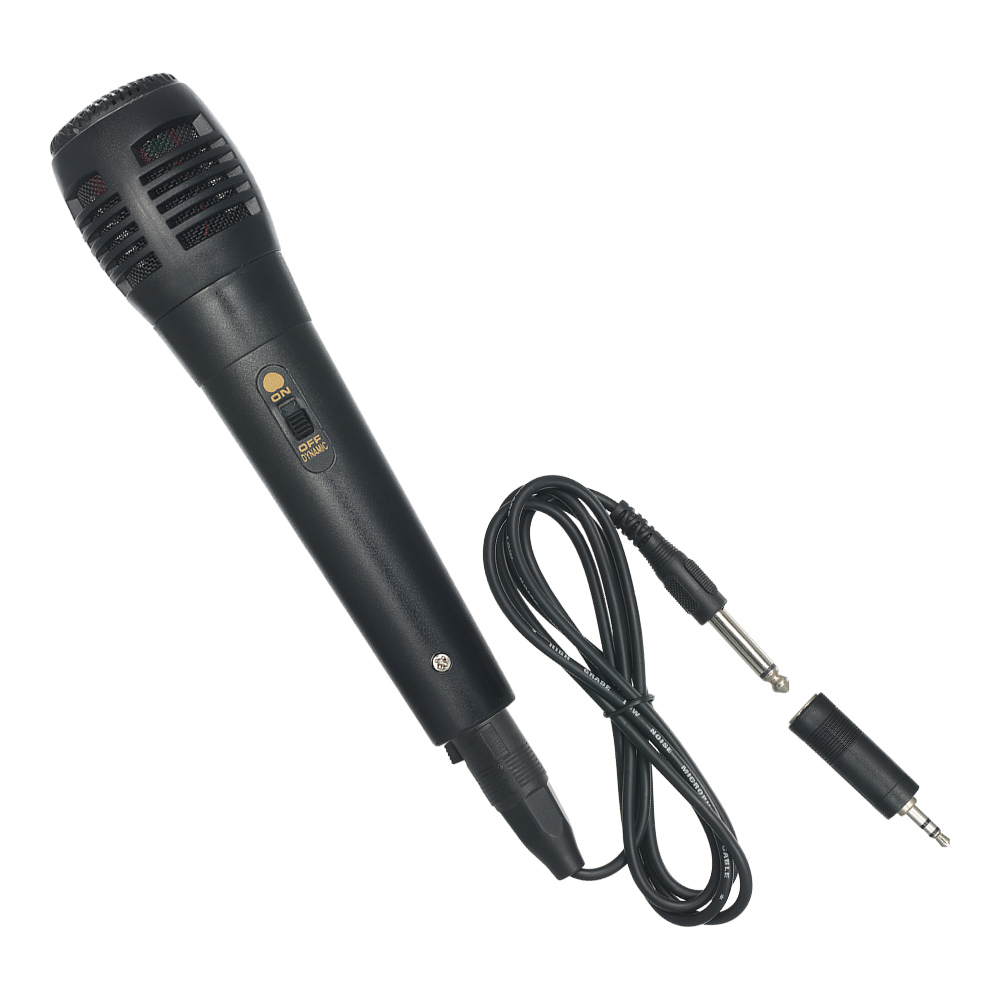 Micrô Vocal Cầm Tay Có Công Tắc Bật / Tắt 6.5 Mm Đầu Cắm Male Sang 3.5mm Female Âm Thanh Nổi