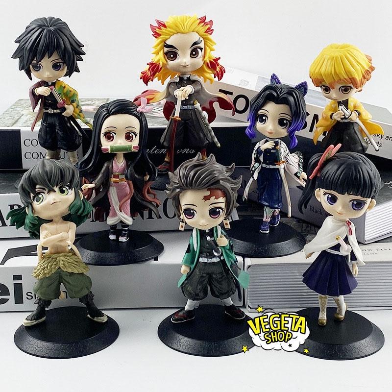 Mô hình Q Posket Kimetsu No Yaiba - Thanh gươm diệt quỷ - Tanjiro Nezuko Zenitsu Rengoku Kanao Shinobu Inosuke Giyu