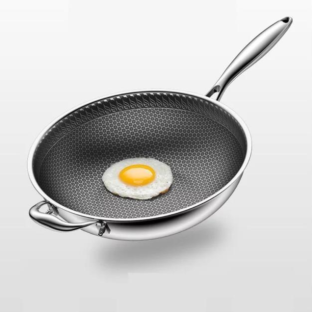 Chảo sâu lòng 32cm vân tổ ong siêu chống dính