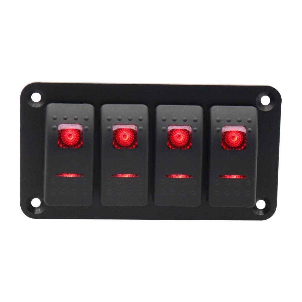 Rocker Switch Panel Durable Multipurpose for Automotive Caravan Bus