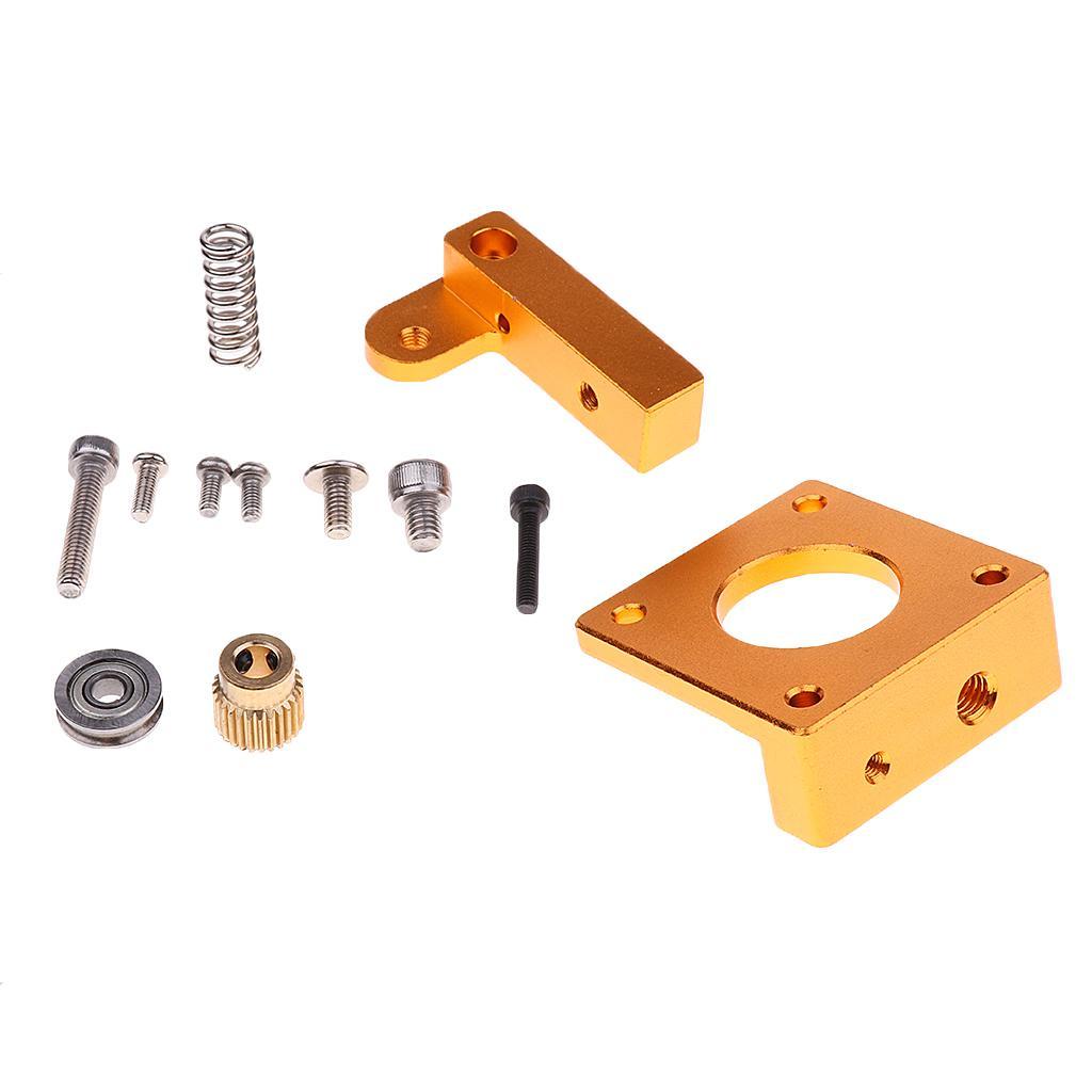 MK8 Extruder Aluminum Frame Block DIY Kit for 3D Printer