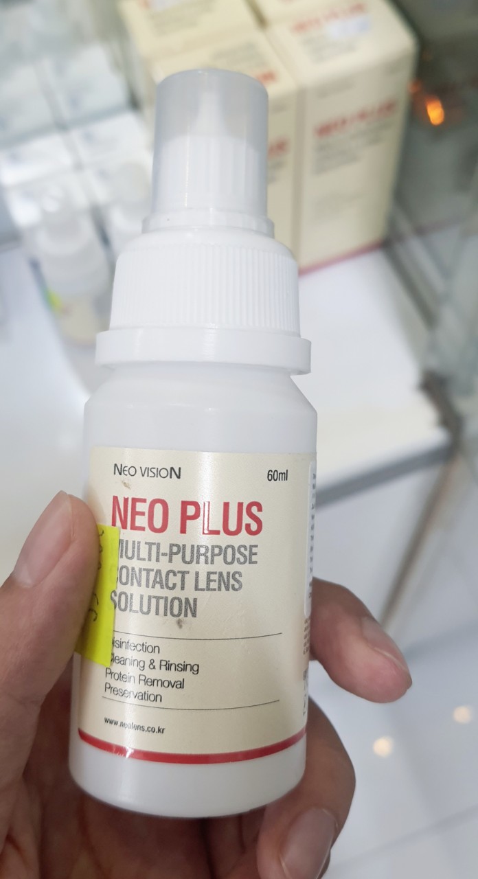 Dung Dịch Ngâm Kính Áp Tròng Neo Plus Hàn Quốc