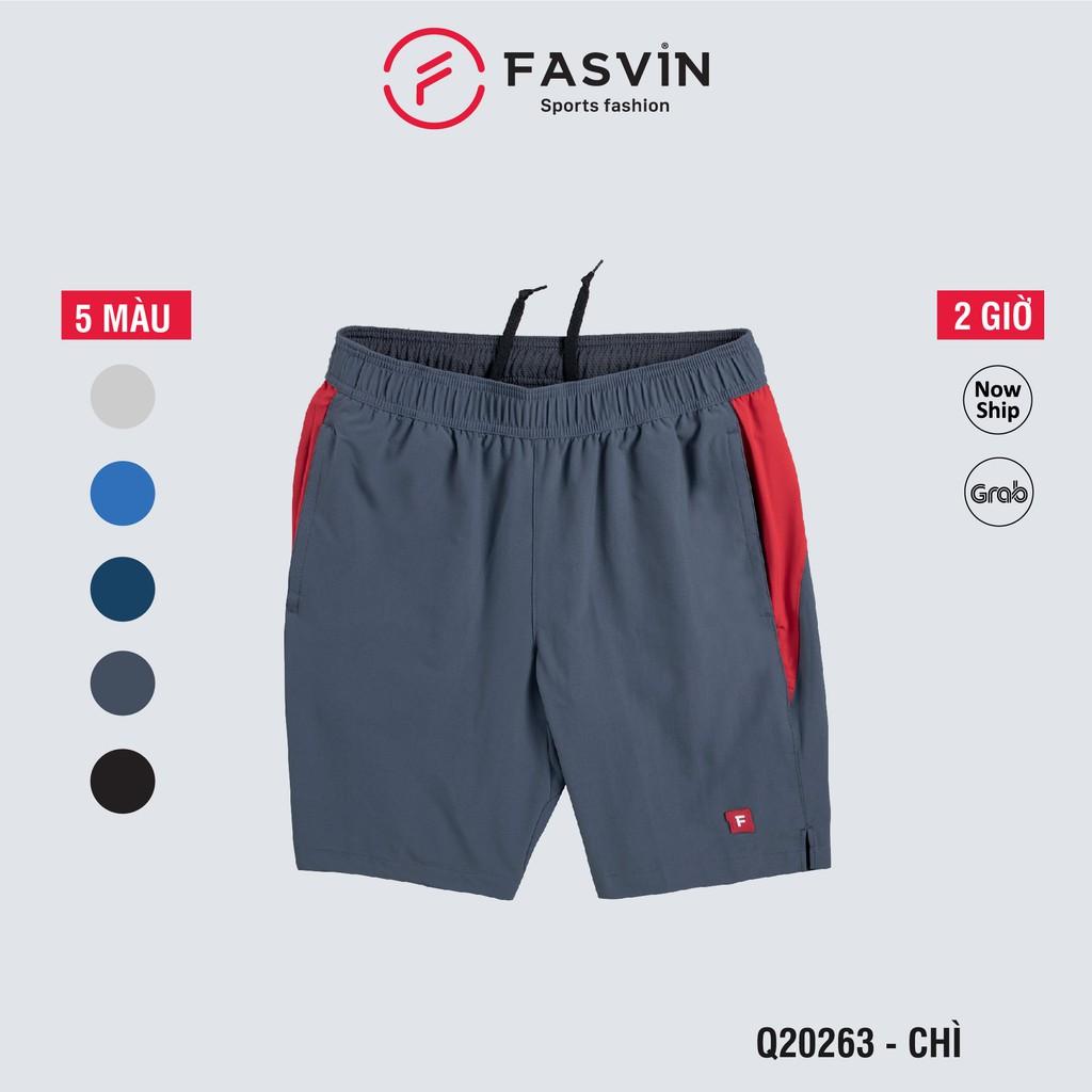 Quần đùi nam Fasvin Q20263.HN vải gió chun co giãn mềm mại thoải mái