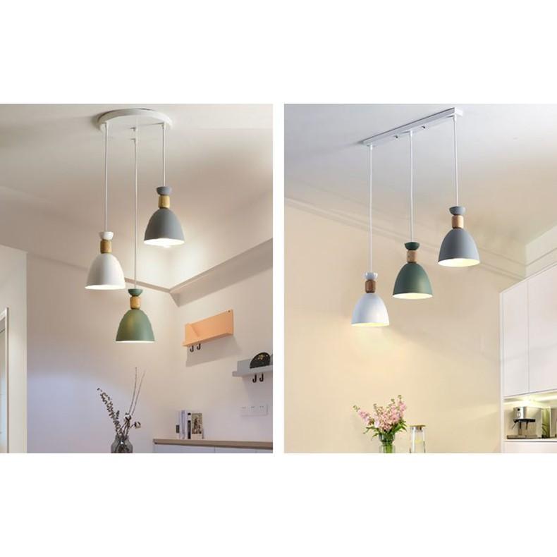Bộ đèn thả PATHEON cao cấp kèm bóng LED chuyên dụng và đế ốp trần