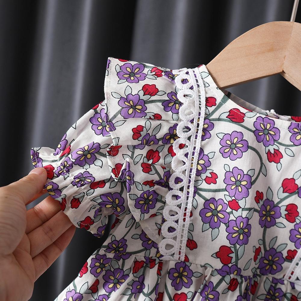 VT88 Size90-130 Đầm váy bé gái Thời trang trẻ Em hàng quảng châu