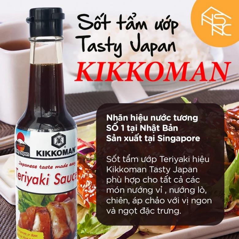 Sốt Tẩm Ướp Teriyaki Kikkoman 150ml / Kikkoman Tasty JapanTeriyaki sauce 150ml