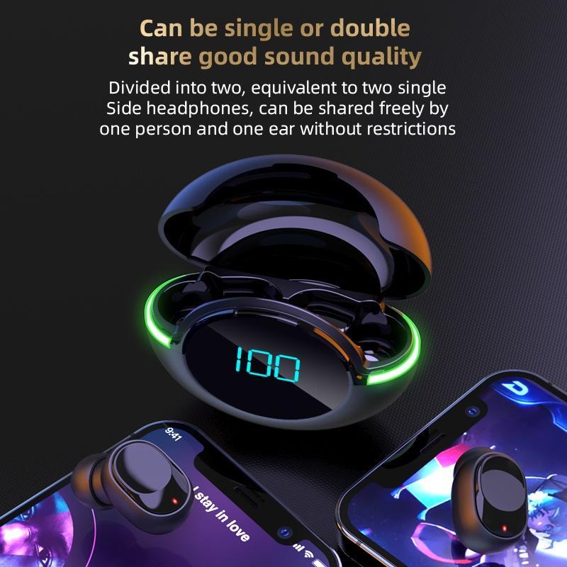 Tai Nghe Nhét Tai Bluetooth Không Dây Y80 Tws Chống Nước Giảm Tiếng Ồn Có Micro