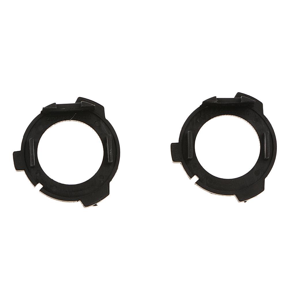 2pcs Plastic LED Headlight Bulb Adapter Holder Easy to Install