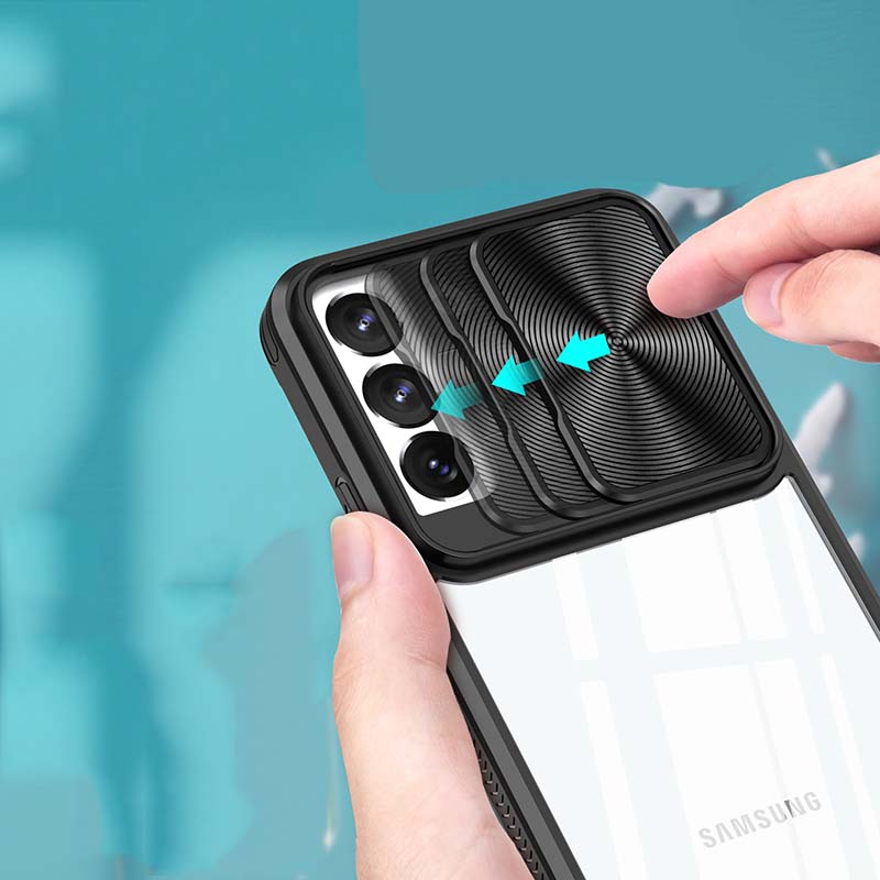 Ốp lưng cho Samsung S23 Ultra 5G bảo vệ camera lưng trong chống sốc - hàng chính hãng