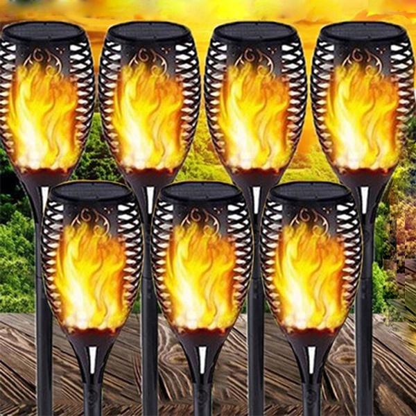 Đèn LED 12/96 bóng sử dụng năng lượng mặt trời chống thấm nước trang trí sân vườn