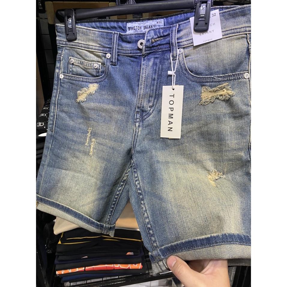 QUẦN SHORT JEAN &quot; CHÍNH HIỆU XUẤT DƯ TOPMAN&quot; / SHORT HÀNG HIỆU SIÊU ĐẸP GAM MÀU WASH NEW WED