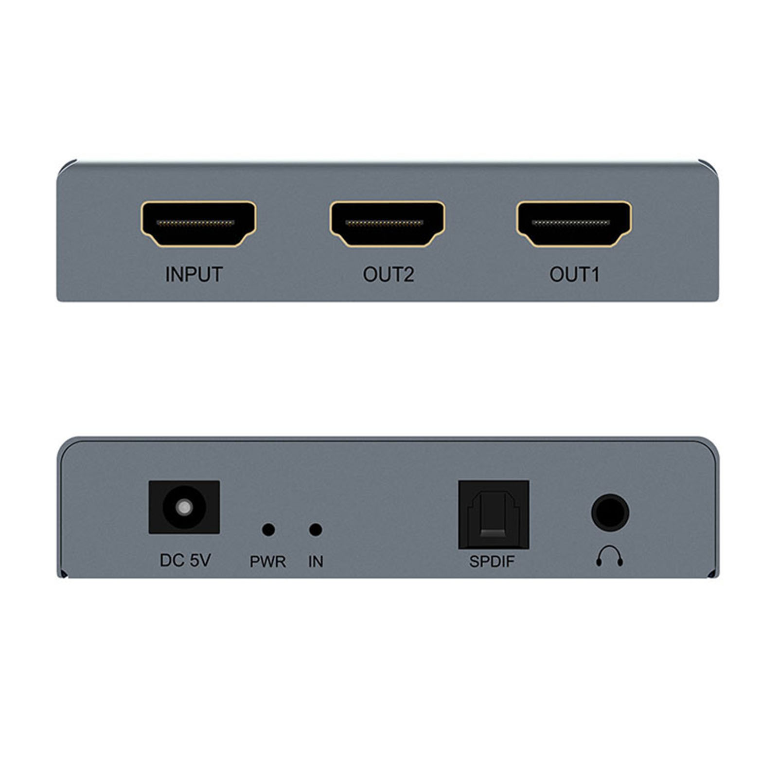 Bộ Chuyển Đổi E12A HD 2.0 Sang 4K 60Hz HD Optical SPDIF 3.5mm