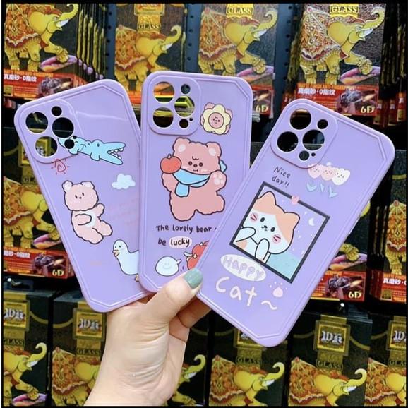Ốp Iphon Mềm Dẻo Phủ Bóng In Hình Cute Dành Cho I..P11//11PROMAX/12PRO/12PROMAX