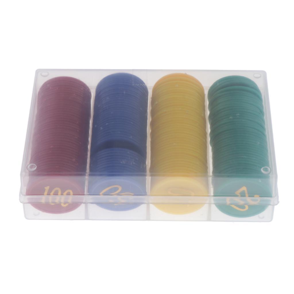 160 Quầy Tính Chip Nhựa Dấu Hỗn Hợp Màu Sắc In Mặt Giá Trị