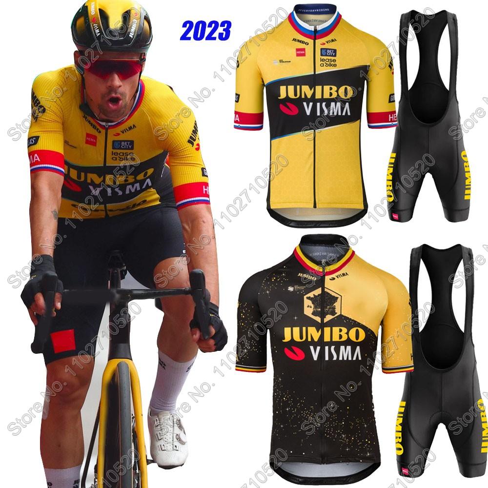 2023 Jumbo VISMA Đội hình Tour Đoàn xe đạp áo sơ mi xe đạp áo dài tay xe đạp xe đạp xe đạp BIB SHORTS MTB ROPA ROPA Color: 2023 Team 8 Size: XXS